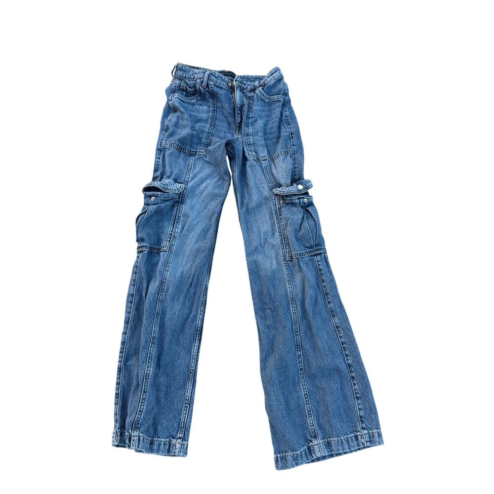 Bundle of 2 pairs of Aeropostale Cargo Jeans - Size XS/2